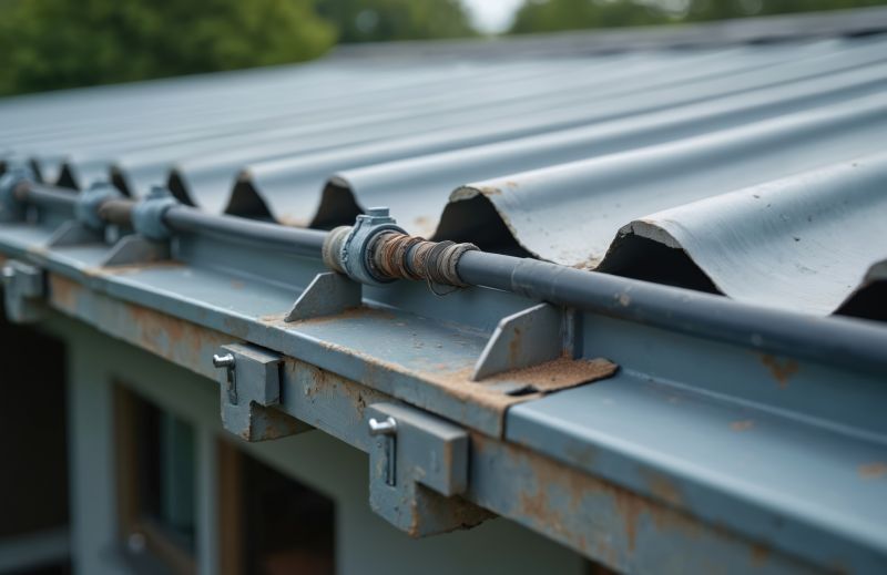 Corrugated Metal Siding Repair detail